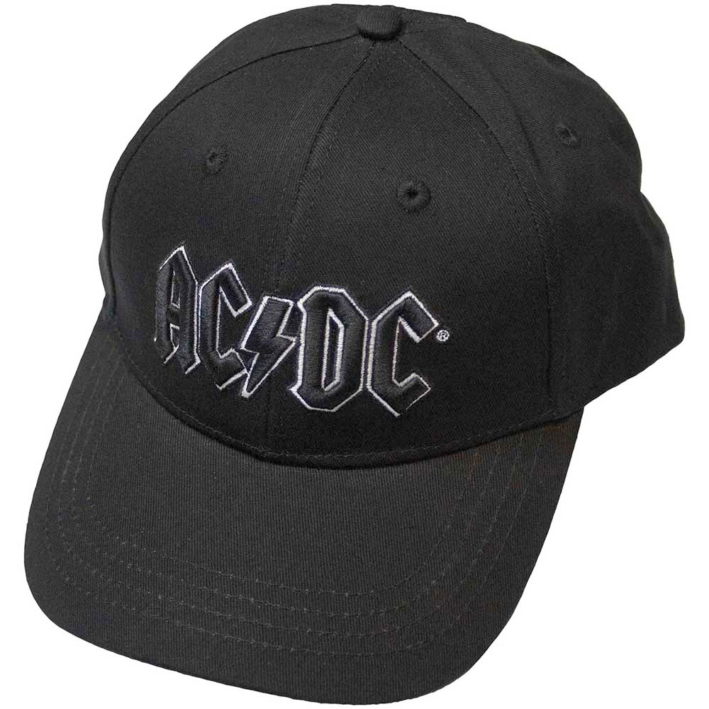 AC/DC - Black Logo Snapback Pet - Zwart